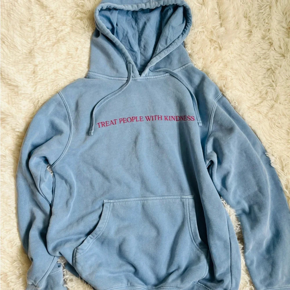 Official Harry Styles Treat People With Kindness Embroidered Hoodie Size Small - Picture 4 of 9